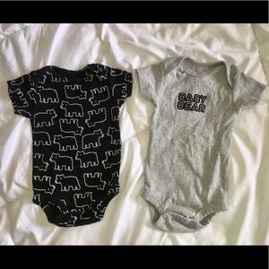 Carter's Short Sleeve Bear Onesie Lot